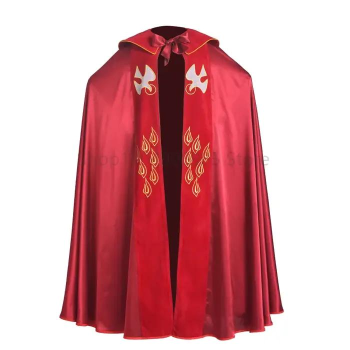 Masse de chasuble sacré des commandes sacrées, uniformes de vêtements de prêtre catholique, Robe de clergé d'église, Costume sacré du prêtre