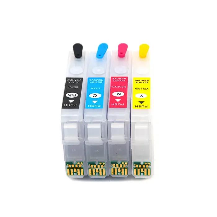 4PC 18XL Recharge Cartouche D'encre avec coque Puce pour Epson XP-312 XP-315 XP-322 XP-325 XP-402 XP