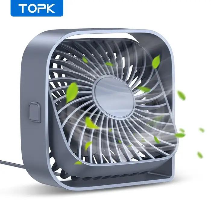 Mini ventilateur portable USB 360° rotation multi-vitesse pour bureau et maison, parfait pour maintenir une fraîcheur constante