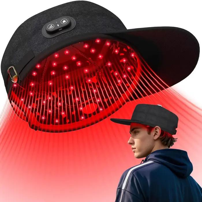Dispositif de croissance des cheveux avec capuchon Laser sans fil, chapeau de thérapie au Laser de b