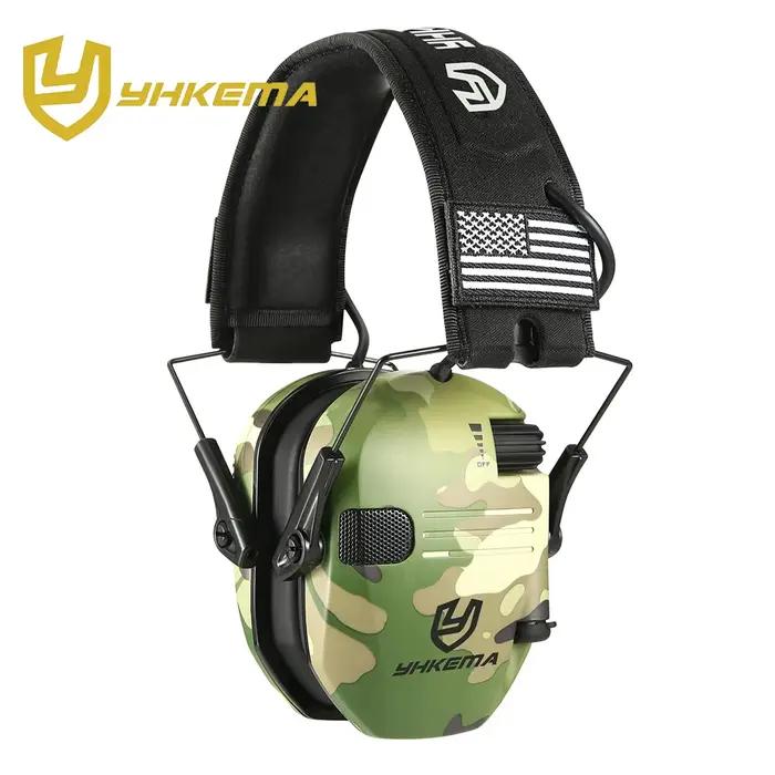 Écouteurs de tir électroniques tactiques casque antibruit pour sports de plein air amplification du son d'impact oreille de chasse nouvelle collection occasionnels chasseurs et amateurs de plein air