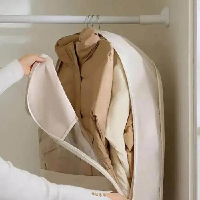 Sac de Compression pour vêtements Polyester Coton Classique Organisateur de Garde-Robe Anti-Poussière Occasions Spéciales