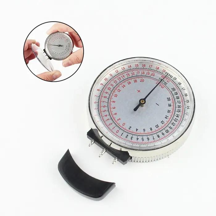 Jauge de mesure d'appareil Radian d'horloge à lentille 4 en 1 pour l'index 1.53 1.599 1.61 1.67