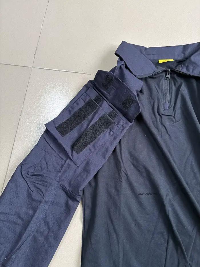 Combinaison tactique HMW Dark Blue GEN3 Frog Suit G3 pour chasse et entraînement forces spéciales