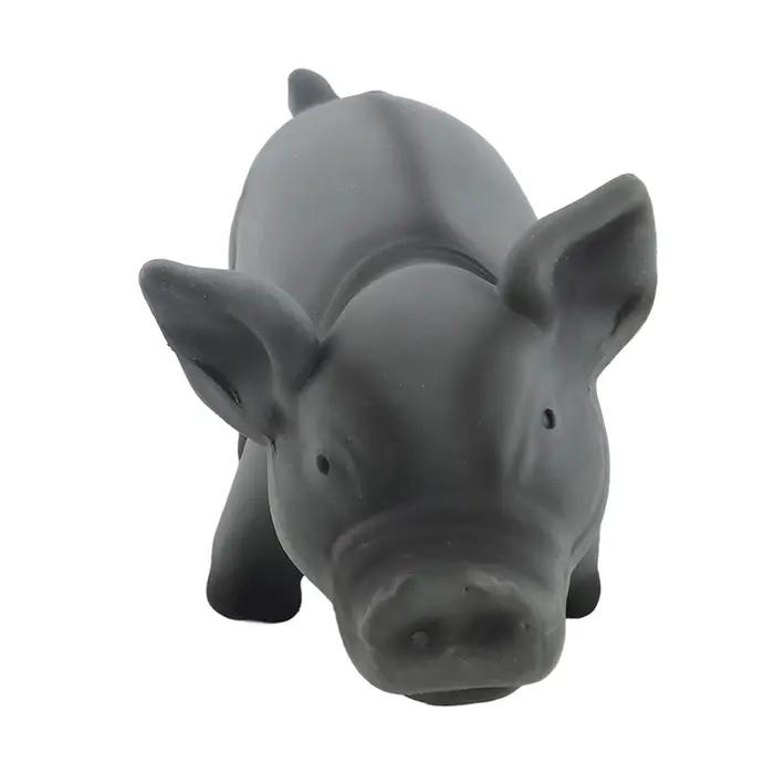 Jouets à mâcher en latex pour chiens et chiots, en forme de cochon mignon qui ronfle et couine