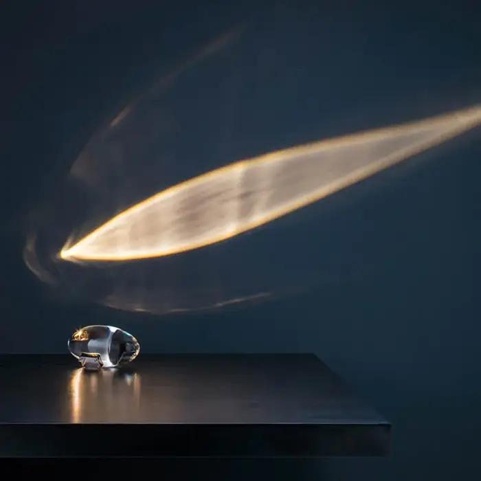 Lampe de Table design italien Led cristal oeil du ciel livraison gratuite lampes en forme d'oeuf sal