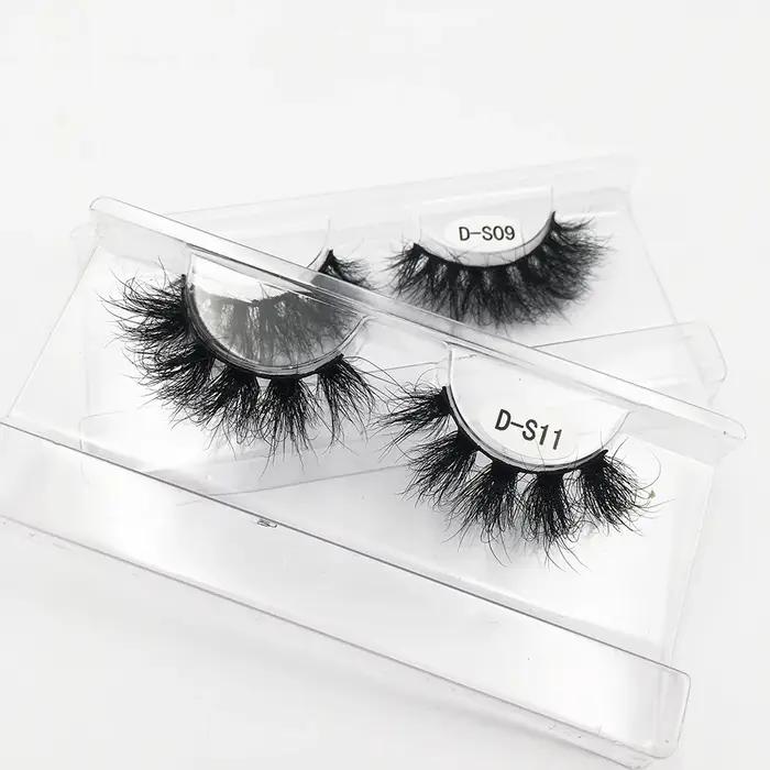 RED SIREN – faux-cils en vison véritable, doux et naturels, pour maquillage, vente en gros, 10-50 pa