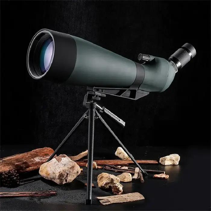 Longue-Vue 25-75x100mm avec Trépied pour Observation Ornithologique Chasse Sport Haute Puissance