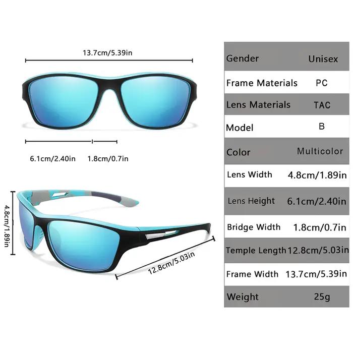 1 pc hommes lunettes de soleil de cyclisme polarisées hommes femmes conduite randonnée lunettes de s