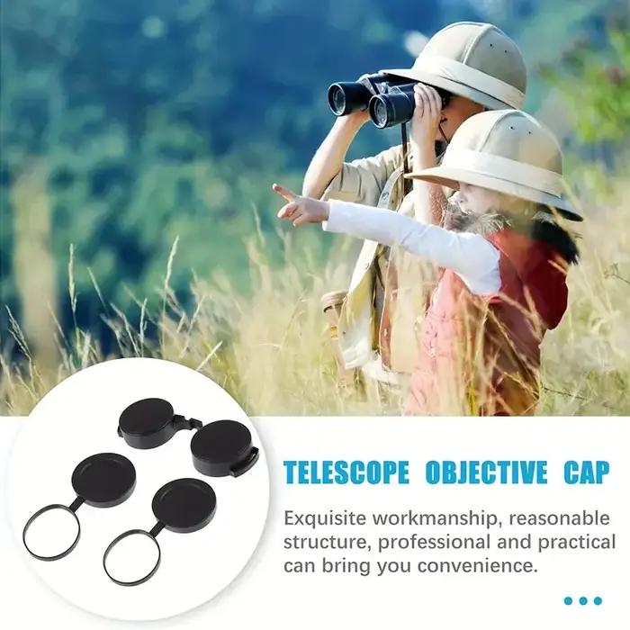 Protections objectif jumelles caoutchouc 42mm/50mm couvre-oculaires télescope protection lentilles optiques