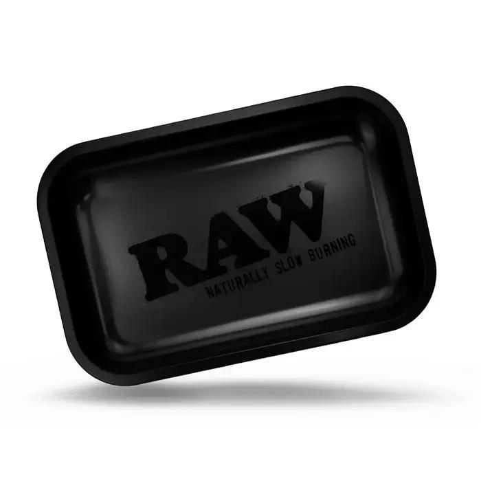 Plateau roulant pour cigarettes en métal noir mat élégant pour fumeurs intimes occasions quotidiennes et cadeaux personnalisés