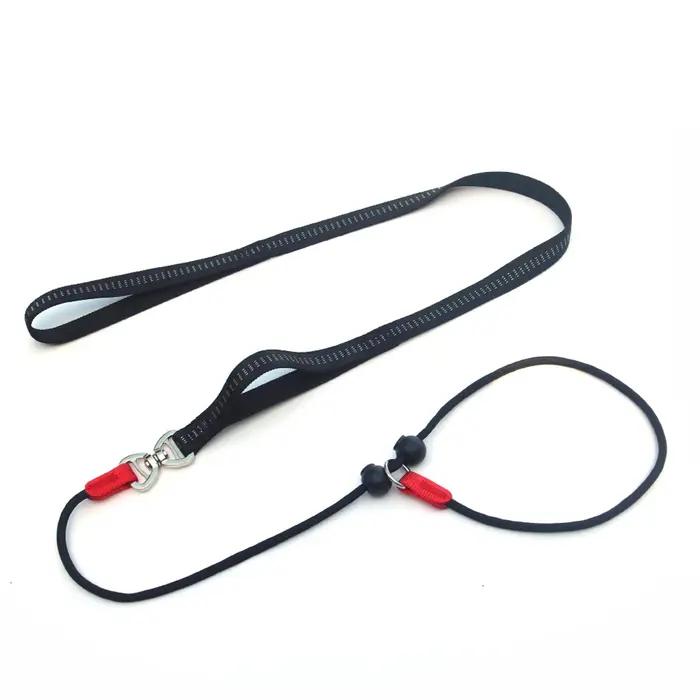 Laisse de dressage pour chien anti-étranglement 3 couleurs, collier de 150 cm, laisse de contrôle en