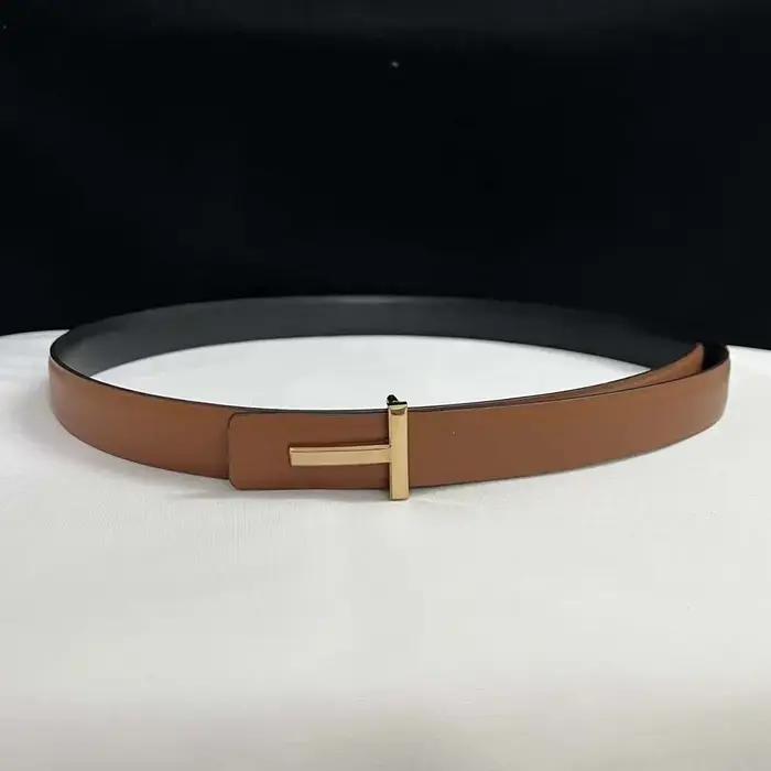 2025 mince 2.5 cm femmes ceinture concepteur dames réversibles en cuir ceintures pour femmes femme c