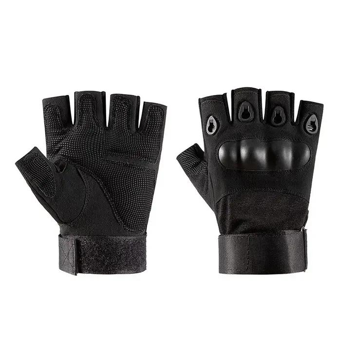 Gants tactiques demi-doigts protège-poings hommes respirants protection outdoor airsoft chasse vélo