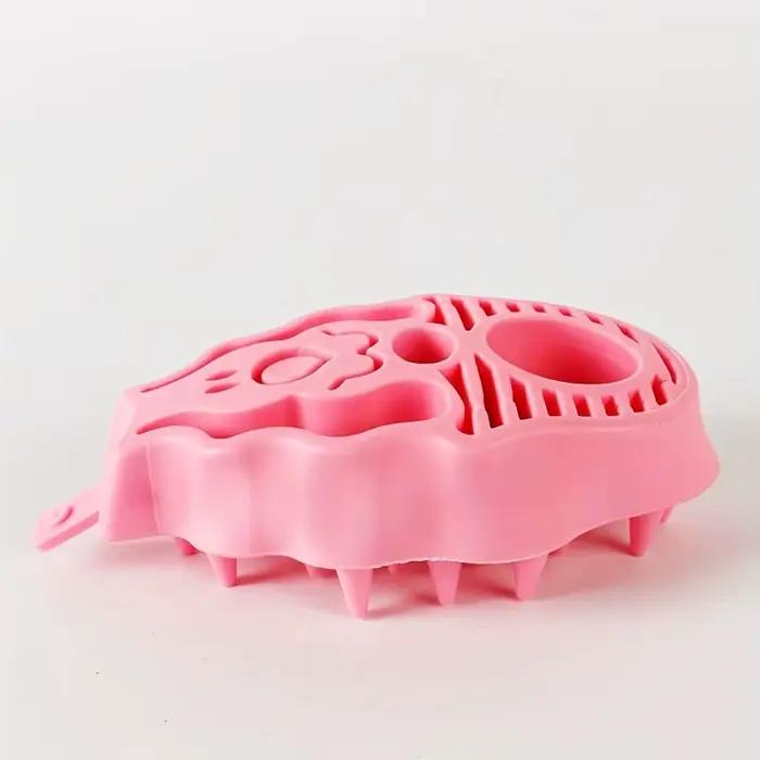 Brosse de massage pour chien, grande brosse de toilettage pour chien, outil de soin pour animaux de