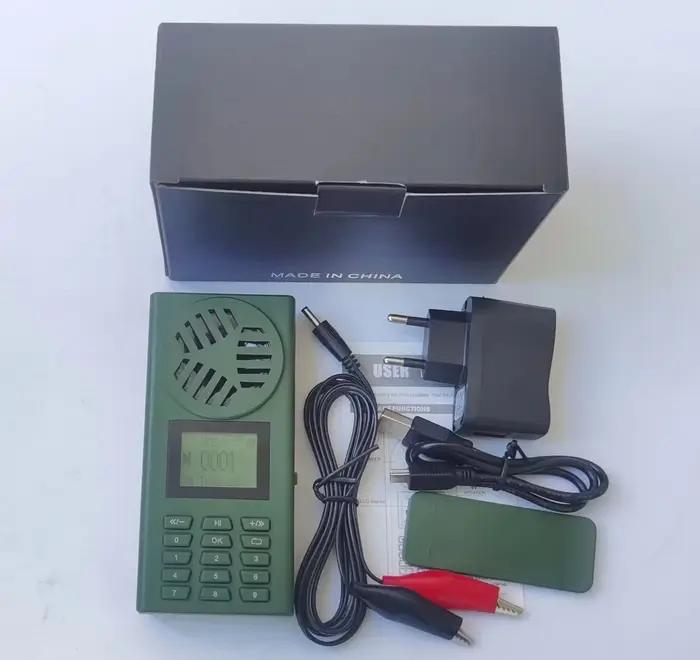 Appelant électronique X7 oiseaux MP3 avec batterie 2200 mAh rechargeable 2024 - Lecteur sons cailles