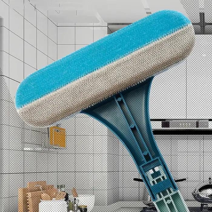 Brosse de nettoyage de pare-brise multifonctionnelle double face pour vitres en verre et nettoyage de surfaces intérieures occassions spéciales