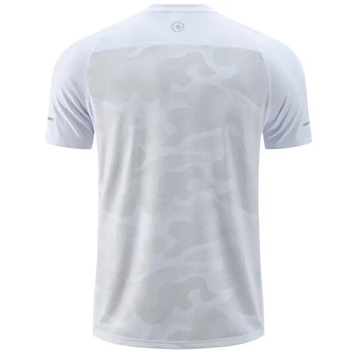 T-shirt à manches courtes pour homme, vêtement de Sport, de course, décontracté, multicolore, respir