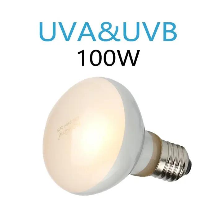 Ampoule chauffante Uvb Uva pour reptiles, vraie chaleur brillante semblable au soleil, reptiles, amp