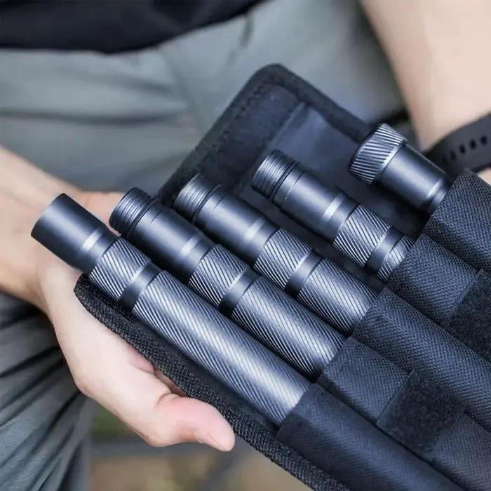Bâtons de trekking multifonctionnels en alliage d'aluminium, durables, légers et réglables, pour la randonnée et le camping en plein air