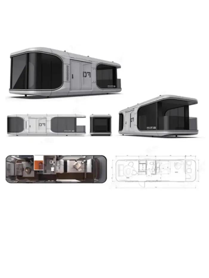 Capsule spatiale maison mobile