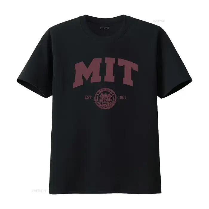 T-shirt MIT officiellement sous licence avec logo Arch, Massachusetts Institute of Technology, fondé en 1861, vintage, lavé, confortable