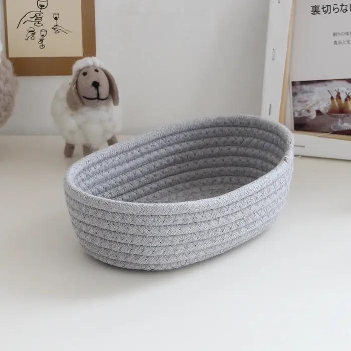 Paniers de rangement tissés multifonctionnels