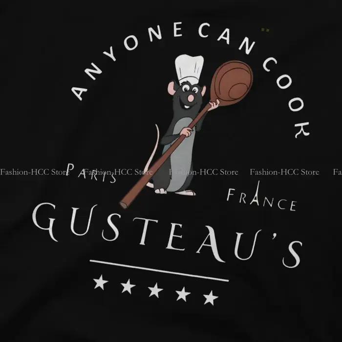 T-shirt Remy de dessin animé pour hommes, coton fin, imprimé, pour amateurs de cuisine et fans de Ratatouille