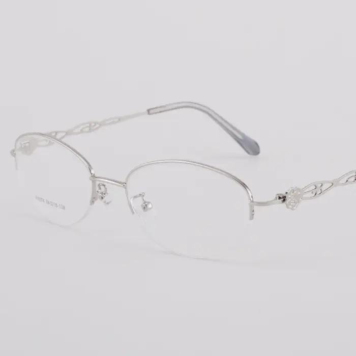 BCLEAR demi-monture alliage lunettes cadre optique Prescription Semi-jante lunettes cadre pour lunet
