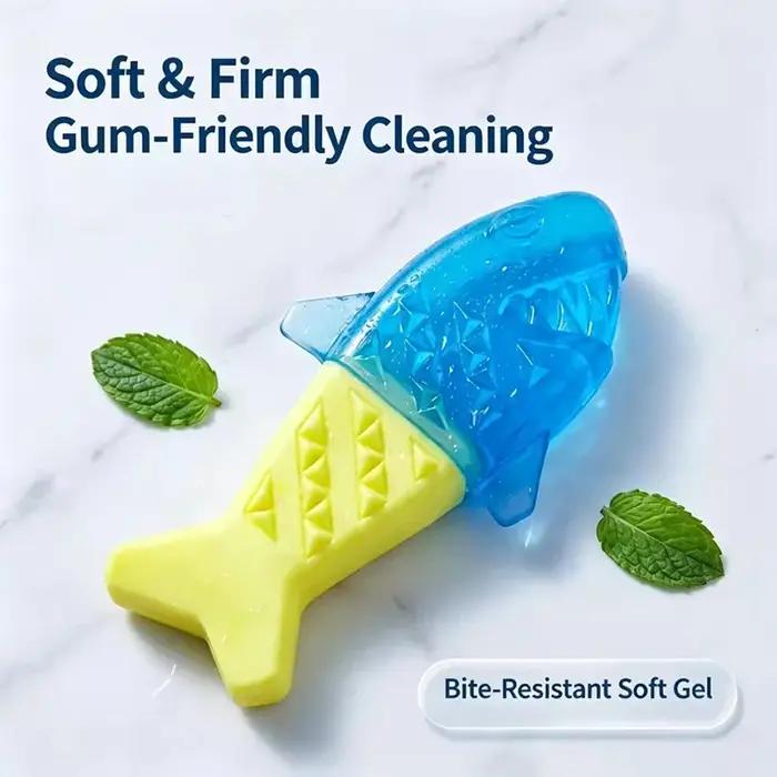 Jouet à mâcher pour chien en forme de bâton de glace, injection d'eau, rafraîchissant, soulagement de la chaleur, pour le nettoyage des dents, jouet durable pour animaux de compagnie, pour l'entraînem