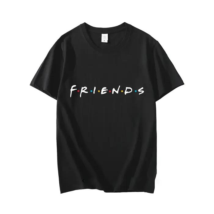 Amis émission de télévision T-Shirt hommes été couverture en coton t-shirts lettre imprimé vêtements
