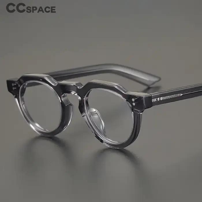 Lunettes rondes Vintage en acétate de haute qualité pour hommes et femmes, monture de Prescription o