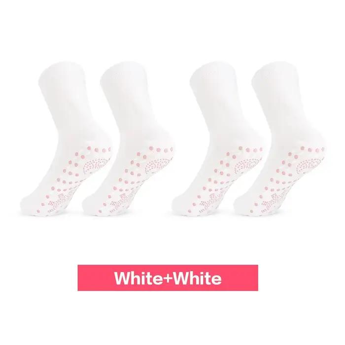 Chaussettes chasse auto-chauffantes thérapie magnétique massage pieds antidérapantes hiver fatigue