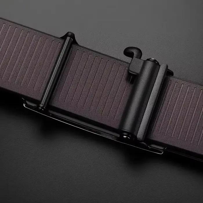 Ceinture à boucle automatique pour homme, élégante, pour costume d'affaires, ceinture décontractée d