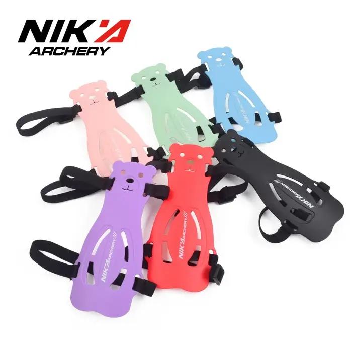 Protège-bras en plastique pour tir à l'arc, équipement de protection pour flèches, accessoires de chasse et de tir réglables en caoutchouc, 1 pièce
