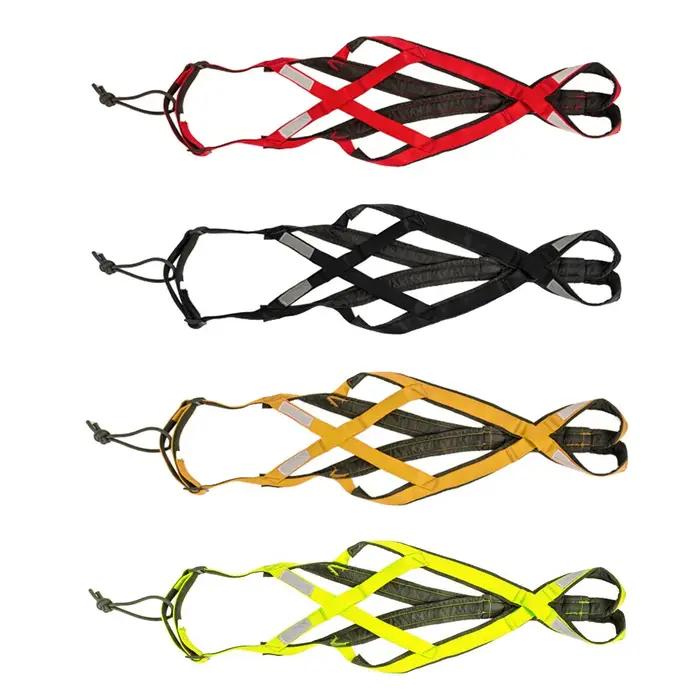 Harnais de traîneau réfléchissant en nylon pour chiens d'Alaska de taille moyenne à grande adapté aux courses et au ski pour une sécurité maximale