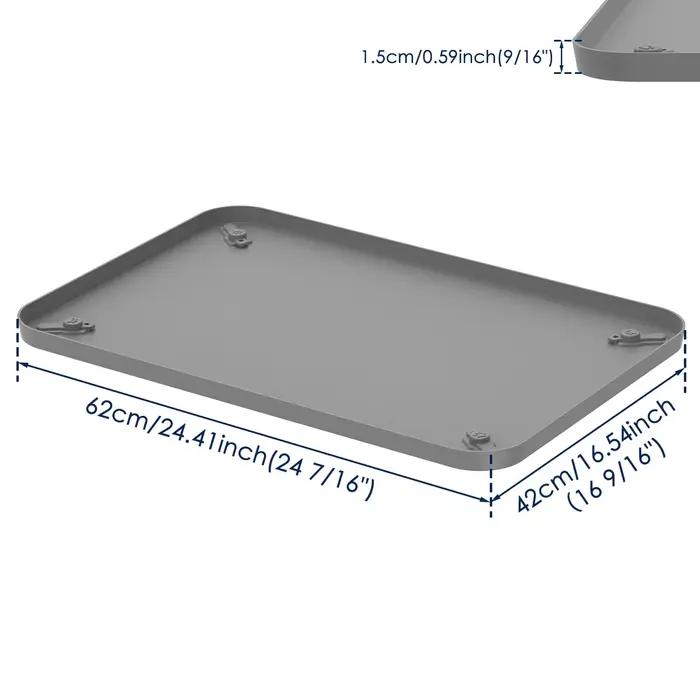 Support pour tapis de propreté pour chien, tapis de toilette en silicone pliable et anti-fuite, réut