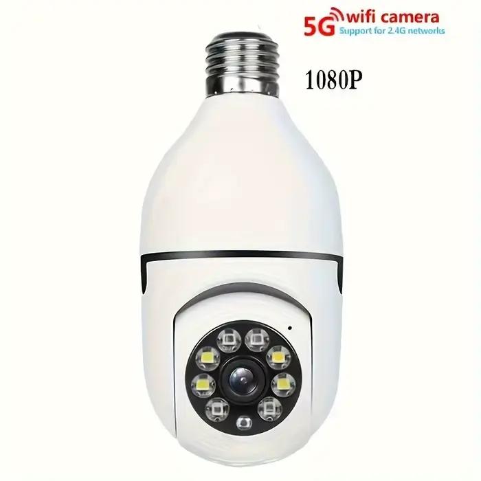 Caméra sécurité Ease Life ampoule E27 WiFi 5GHz 360° - Surveillance extérieure discrète et efficace