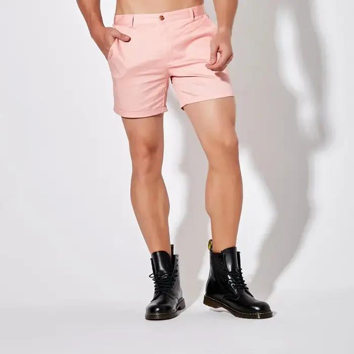 Short kaki décontracté pour hommes
