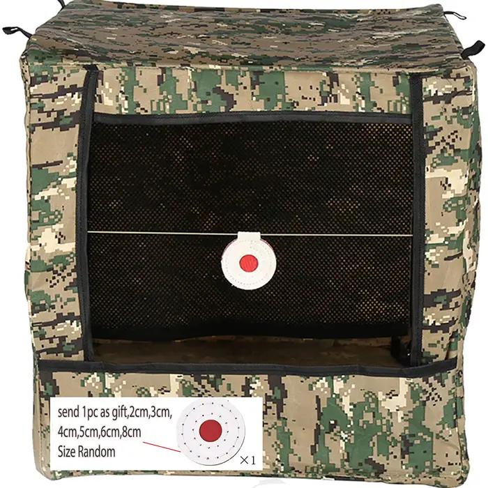 Boîte cible pliable Sling Shots en toile en nylon camouflée pour chasse, tir sportif, jeux compétitifs et entraînement silencieux