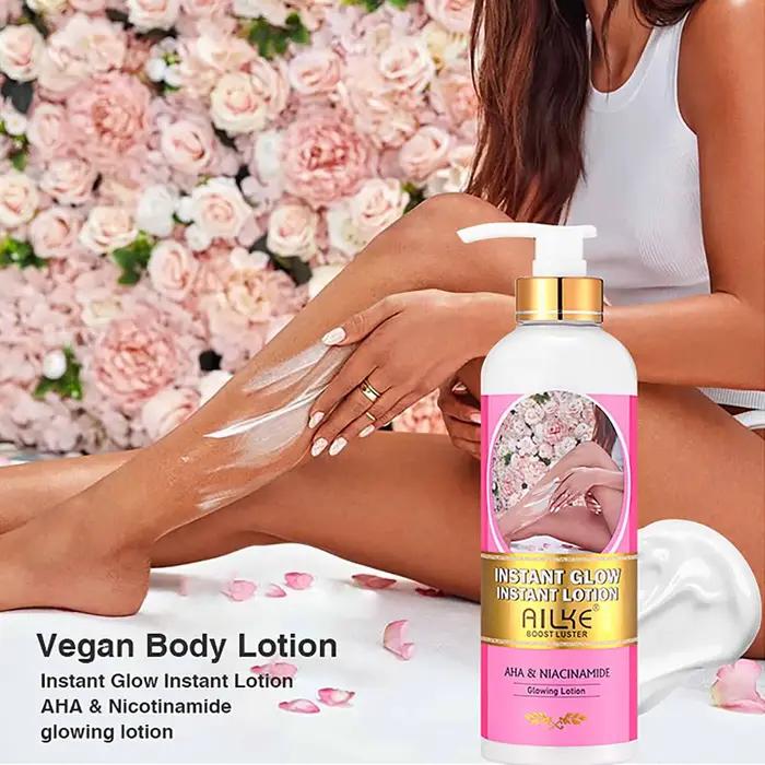 Crème éclaircissante pour le corps avec AHA et Niacinamide