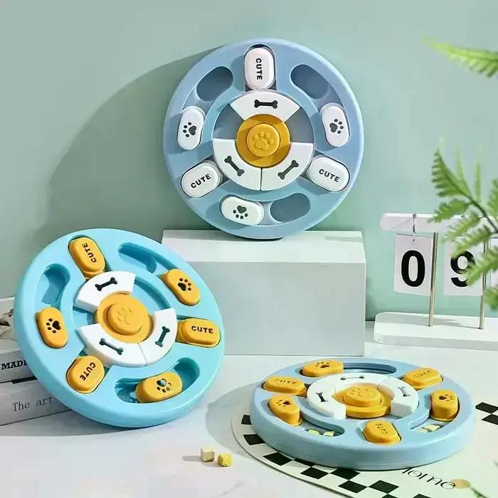 Jouets éducatifs sonores pour animaux de compagnie, bassin de nourriture lente pour chien, chat, jouet éducatif pour soulager l'ennui, jouet d'alimentation éducatif interactif