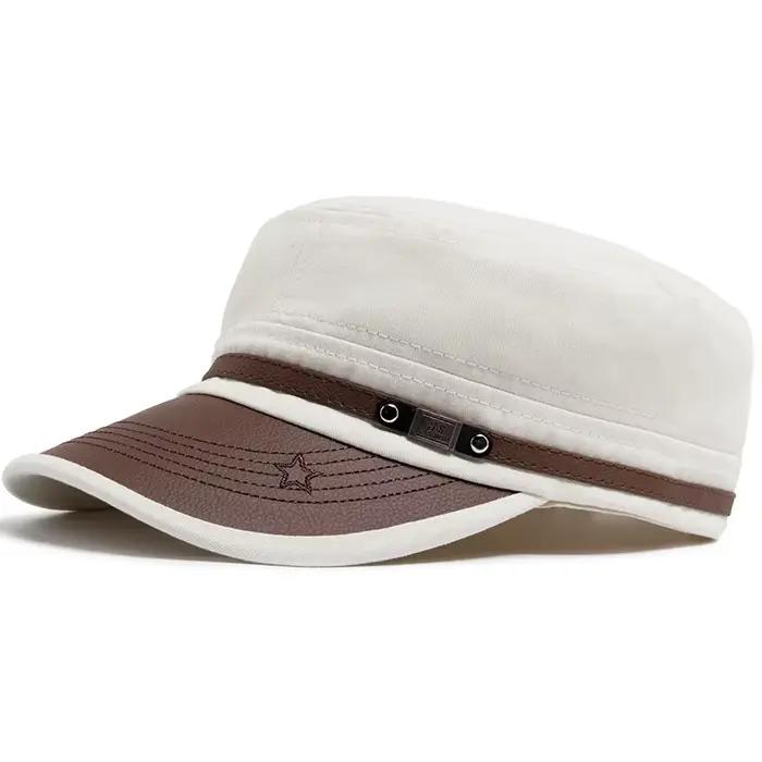 Chapeau de cadet décontracté unisexe polyester réglable pour hommes et femmes pour toutes les saisons et occasions extérieures