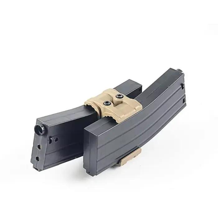 Coupleur magnétique tactique Double pince à maillons ABS