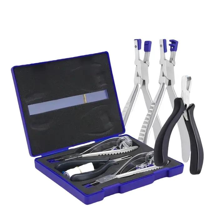Kit de réparation de lunettes sans monture professionnel 3T – 3 pinces de précision avec localisateu