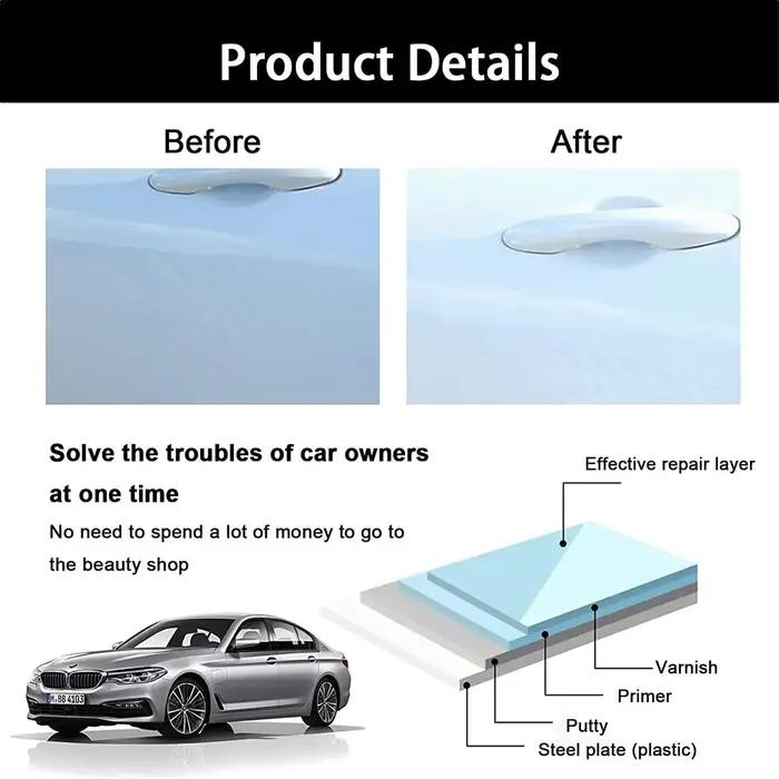 Chiffon de nettoyage Nano Sparkle Spray pour éliminer la peinture automobile