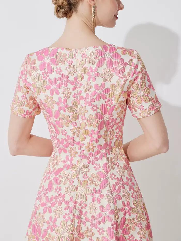 Robe Jacquard élégante et décontractée pour femmes