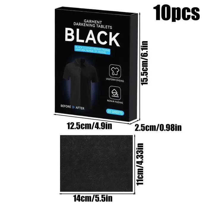Teinture pour vêtements de couleur noire