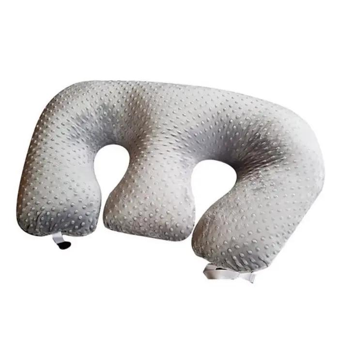 Coussin d'Allaitement Amovible pour Jumeaux, Doux, Anti-crachat de Lait, Multifonctionnel
