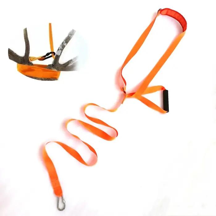 Corde traction cerf avec poignée confort - Tire-biche portable multifonction pour chasseur et agriculteur